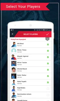 Cricket Social Scoring android App screenshot 15