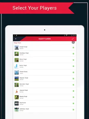 Cricket Social Scoring android App screenshot 8